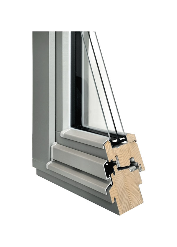 Finestra de fusta AVANT 92mm casa passiva Passivhaus vidre triple gas Krypton fabricant IBERADRIA Barcelona per encàrrec